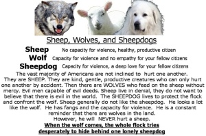 Sheep Wolves and Sheepdog