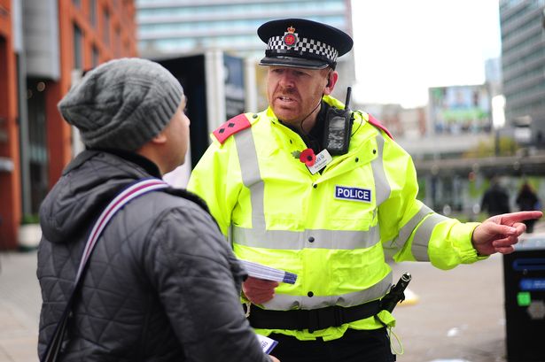Police Officer talking